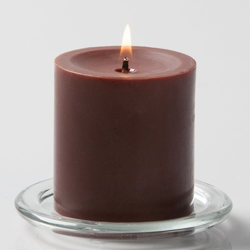 Richland® 3" X 3" Hand Poured Brown Pillar Candle (1) | Amazon (US)