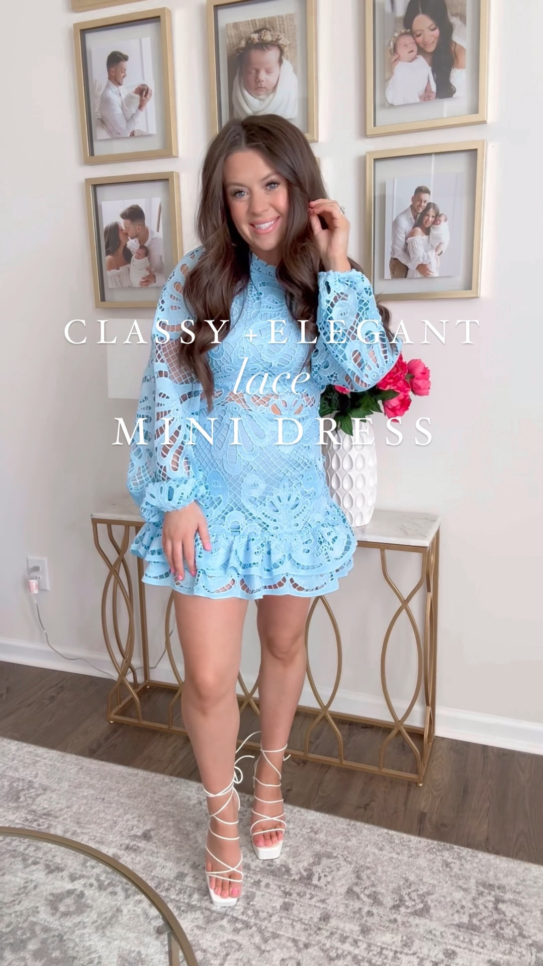 This may be the most gorgeous dress I’ve ever worn 😍🫶🏼✨ I am so in love with this classy lace mini dress! The blue is selling out QUICK - RUNNN if you want it, it is fully in stock in white & black too though 🙌🏽 Wearing a size 6!

#laceminidress #easterdress #springdress #datenightoutfit #classydress #elegantstyle #weddingguestoutfit #weddingguestdress spring dress / spring dresses / spring outfit / spring outfits / lace dress / baby shower dress / spring fashion / new arrivals / wedding guest dress / spring wedding guest dress / lace midi dress / date night outfit / Mother’s Day outfit / Easter dress / Easter outfit / mini dress / easter dress / easter outfits / girls night outfit / lace mini dress / classy style / elegant style /

#LTKfindsunder100 #LTKparties #LTKwedding