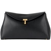 Toteme Toteme T Lock Leather Clutch Bag | Balardi (US & Canada)