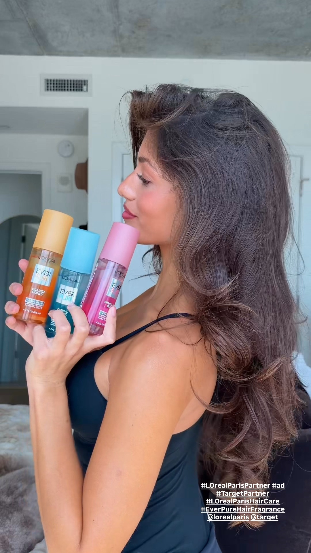 #LOrealParisPartner #ad My park essentials are getting a little out of hand LOL!!!!!! L’Oréal Paris EverPure Hair Fragrance for a little refresh… for me or my dog @lorealparis #targetpartner #EverPureHairFragrance #LOrealParisHairCare @target