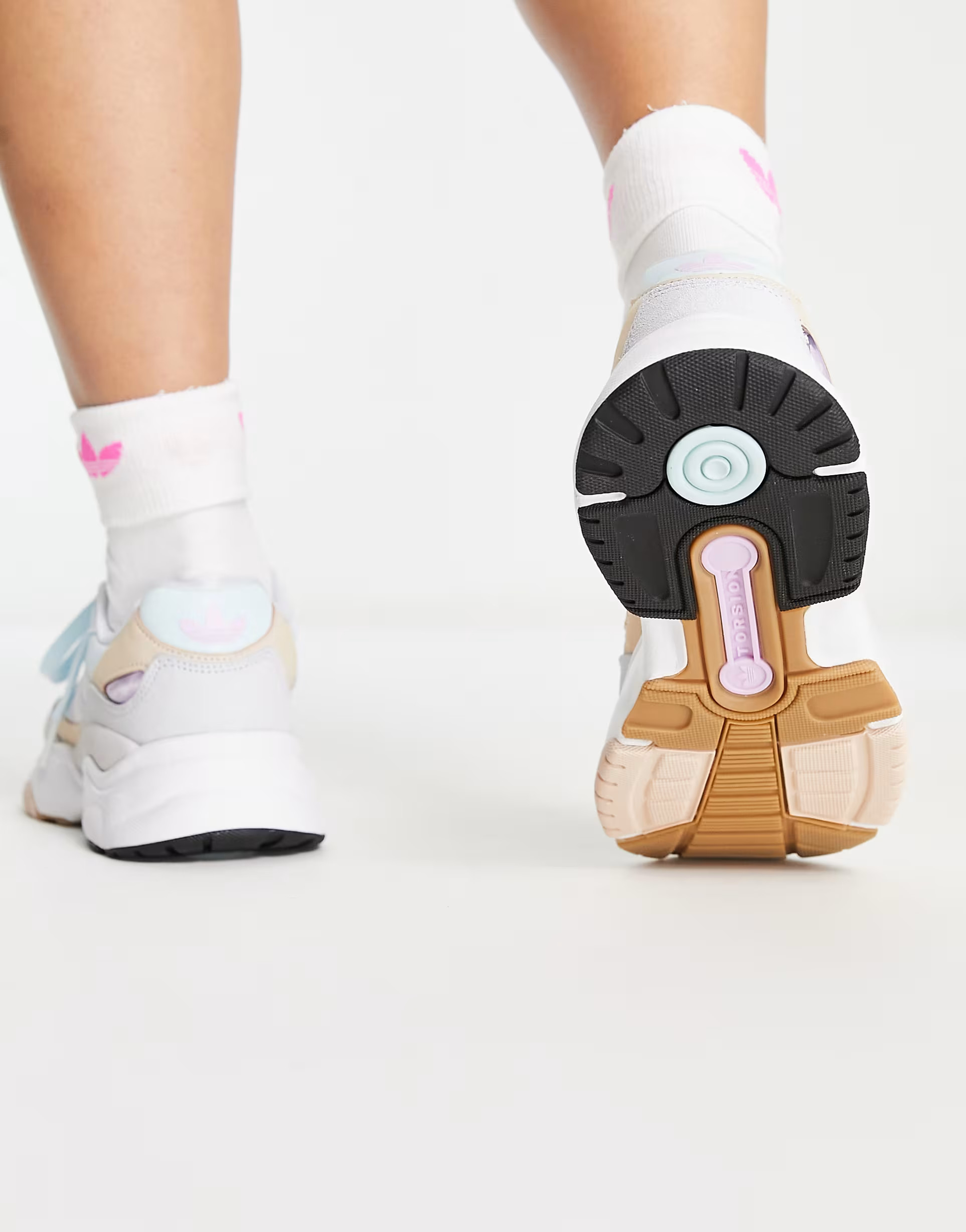 adidas Originals Retropy F90 sneakers in pastel blue multi | ASOS | ASOS (Global)