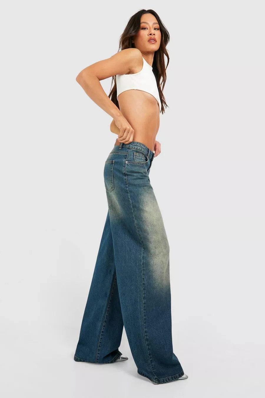 Tall Wide Leg Jeans | Boohoo.com (NL)