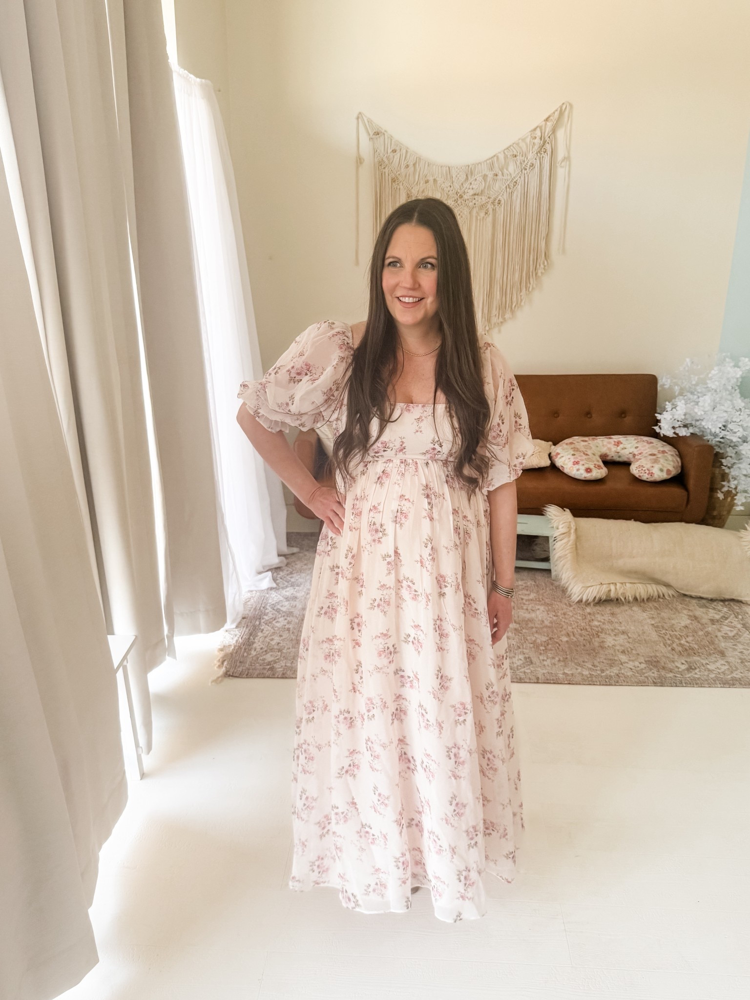 The prettiest pink floral maternity dress for all your spring moments 💕 This is the perfect spring outfit if you’re looking for versatile, feminine spring dresses you can wear again and again.

I love this as a newborn family photos dress—it photographs beautifully and feels so comfortable. It also makes the sweetest Easter dress and works perfectly for styled Easter outfits or any spring event.

If you’re building out your pregnancy wardrobe, this is one of those must-have dresses that works for photos, holidays, and everyday spring style 

Everything is linked below!



#LTKBump #LTKSeasonal #LTKWedding