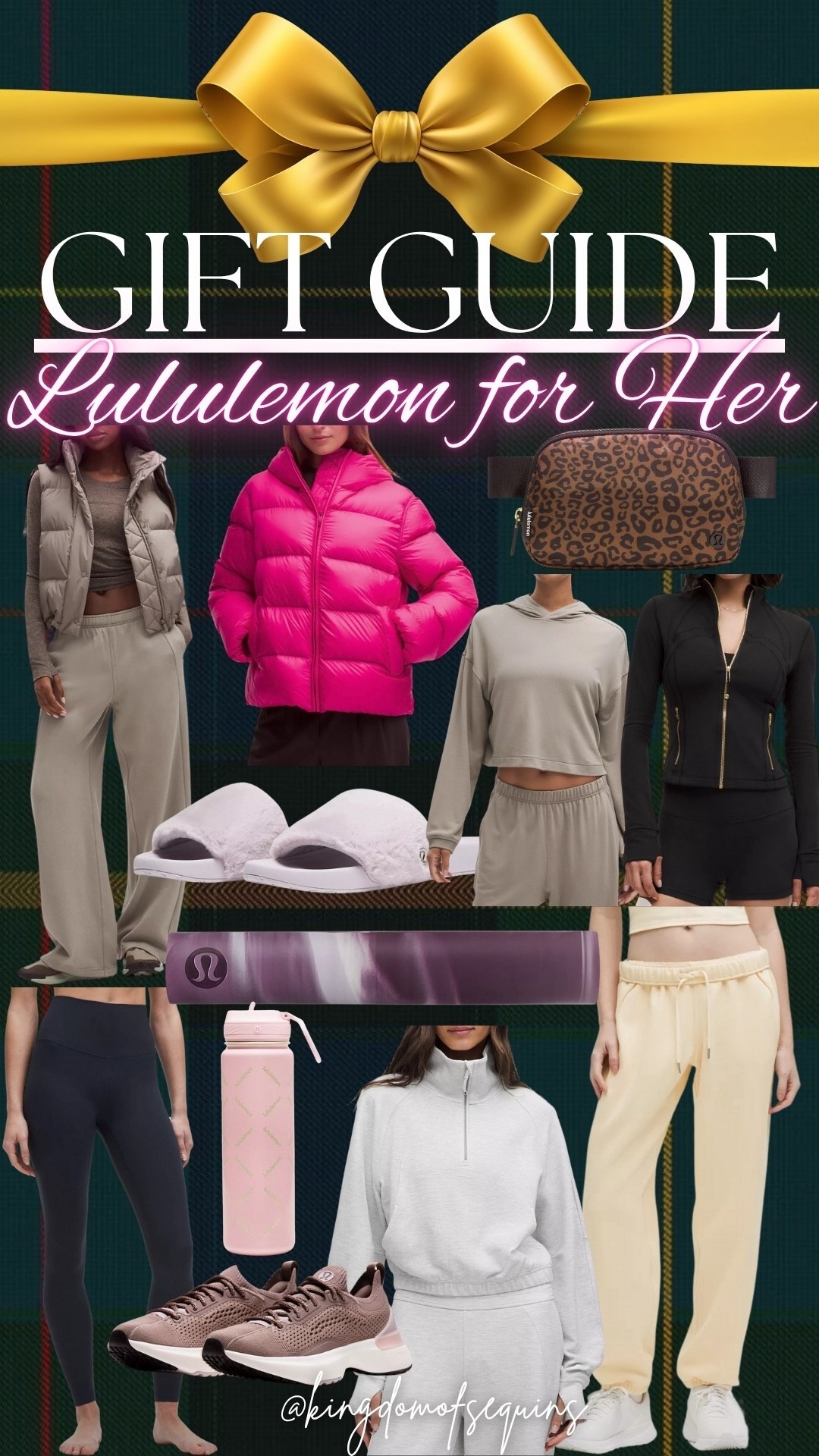 Lululemon gift guide for her!




#LTKActive #LTKHoliday #LTKGiftGuide