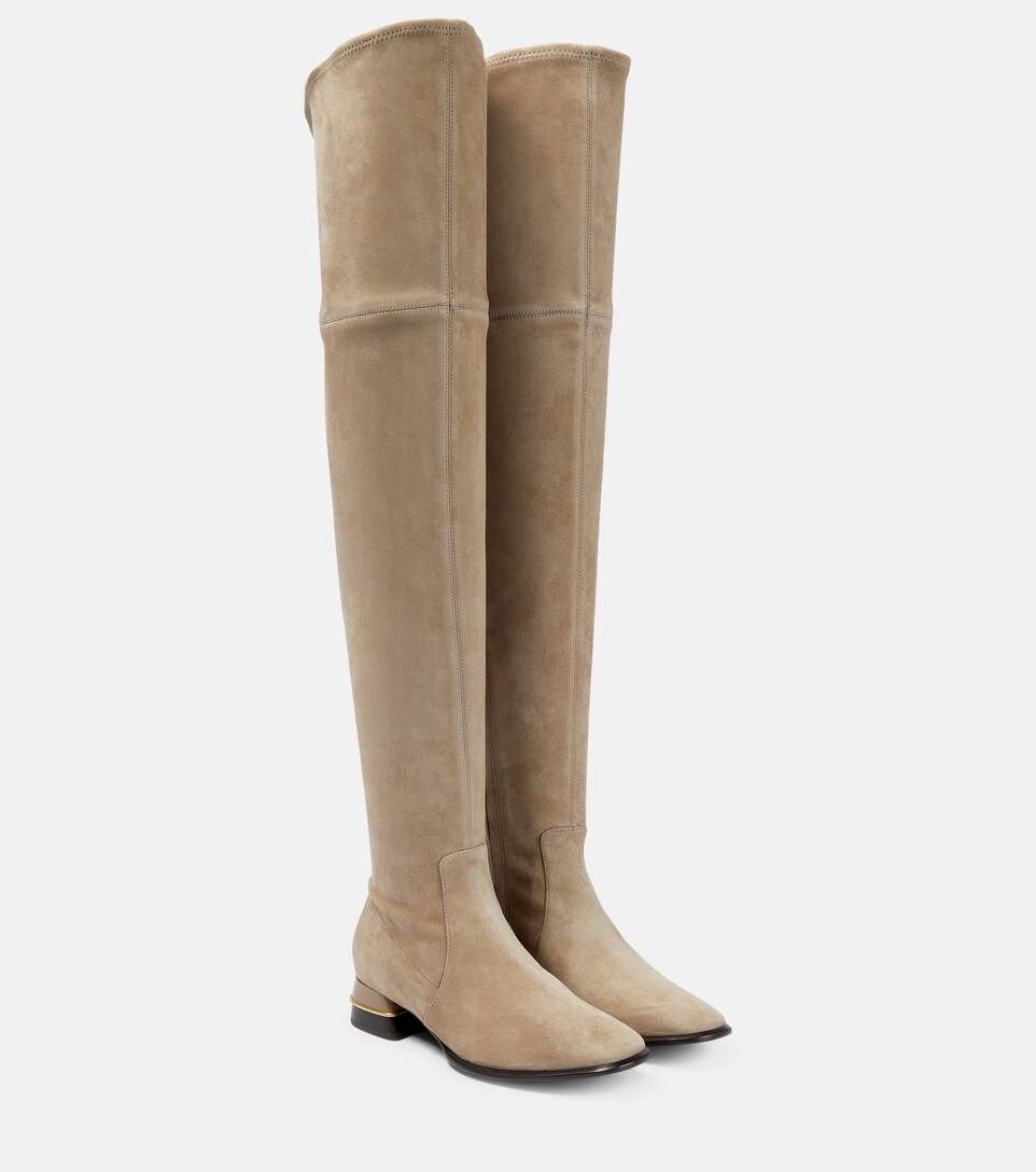 Suede over-the-knee boots | Mytheresa (US/CA)