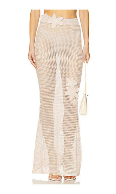 Bananhot Yoko Skirt in Knitted Sand from Revolve.com | Revolve Clothing (Global)