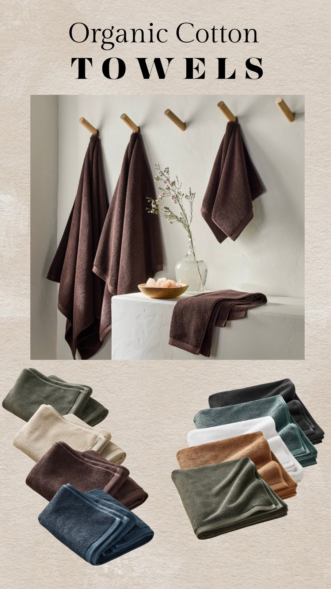 Organic cotton towels 

#LTKHome