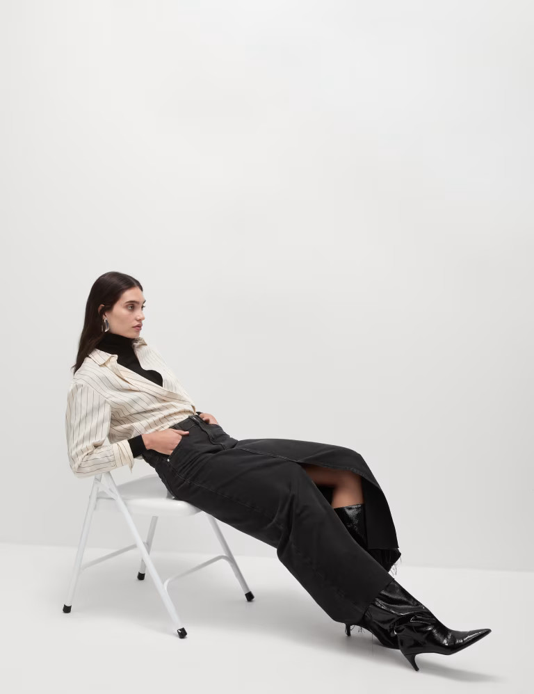 Denim Split Front Maxi Skirt | Marks and Spencer DACH