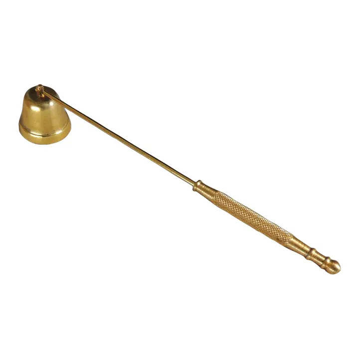 Gold Tone Candle Snuffer | Chairish