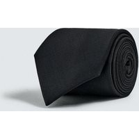 Zara - 100% Wool Tie - Black - M - Man | Zara US