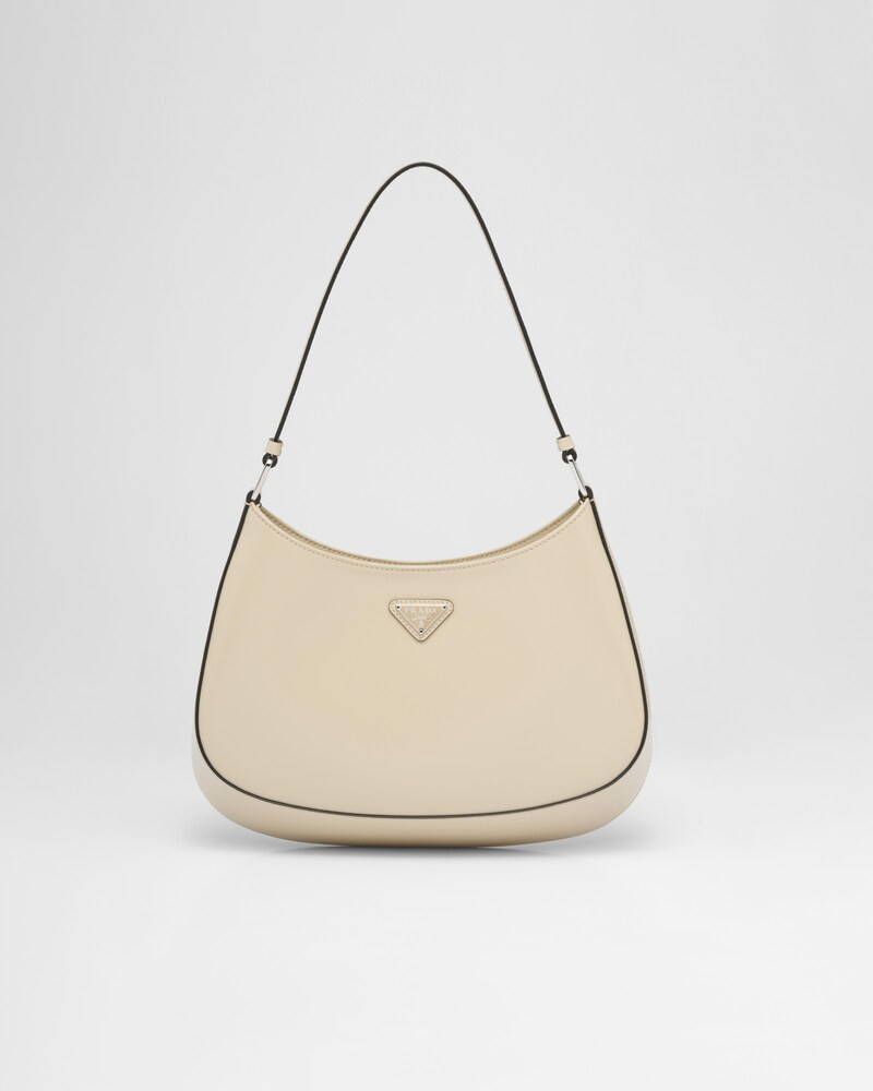Prada Cleo brushed leather shoulder bag | Prada Spa US