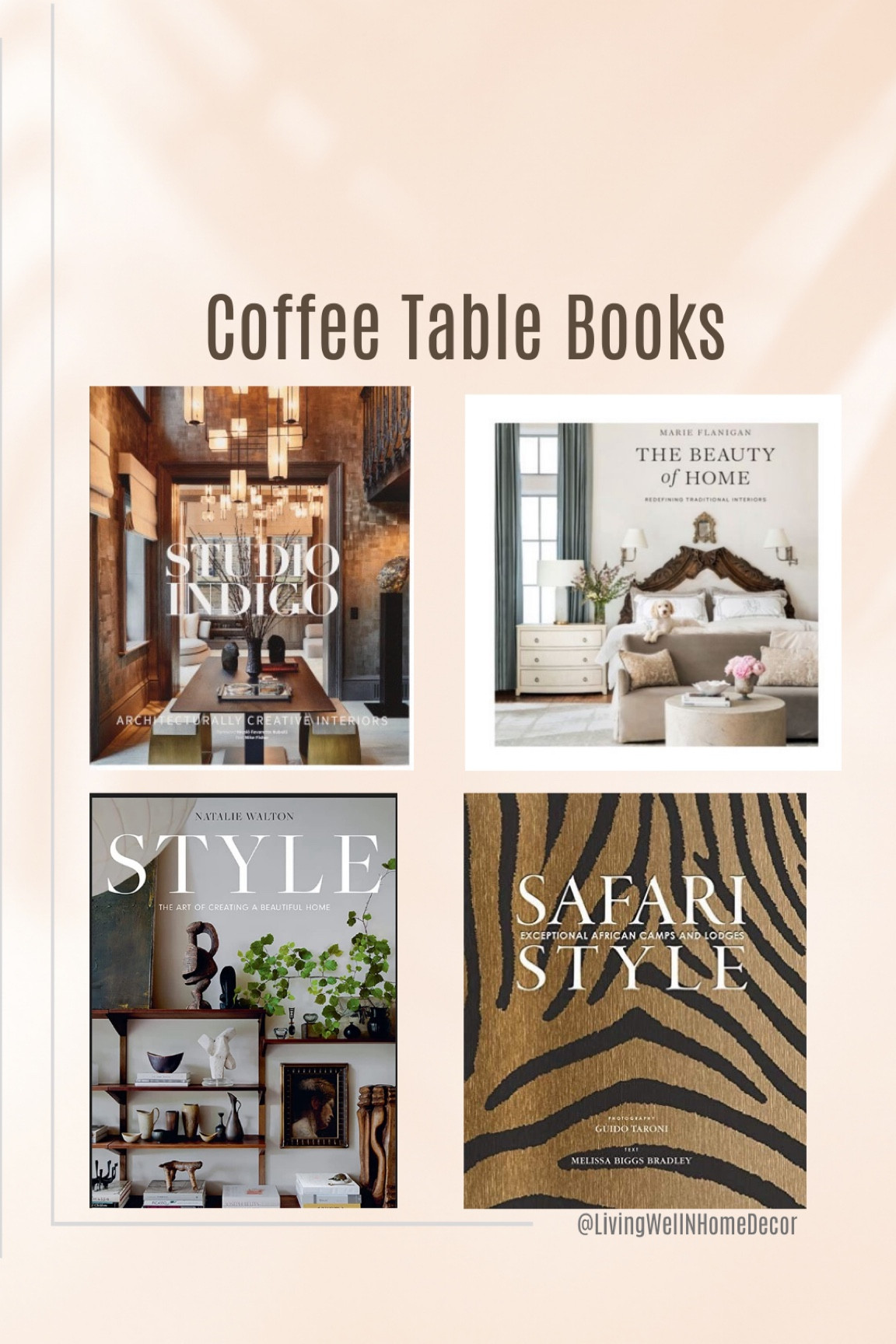 Accentuate your coffee table Or entryway table with these trendy books! 

#LTKStyleTip #LTKFindsUnder50 #LTKHome