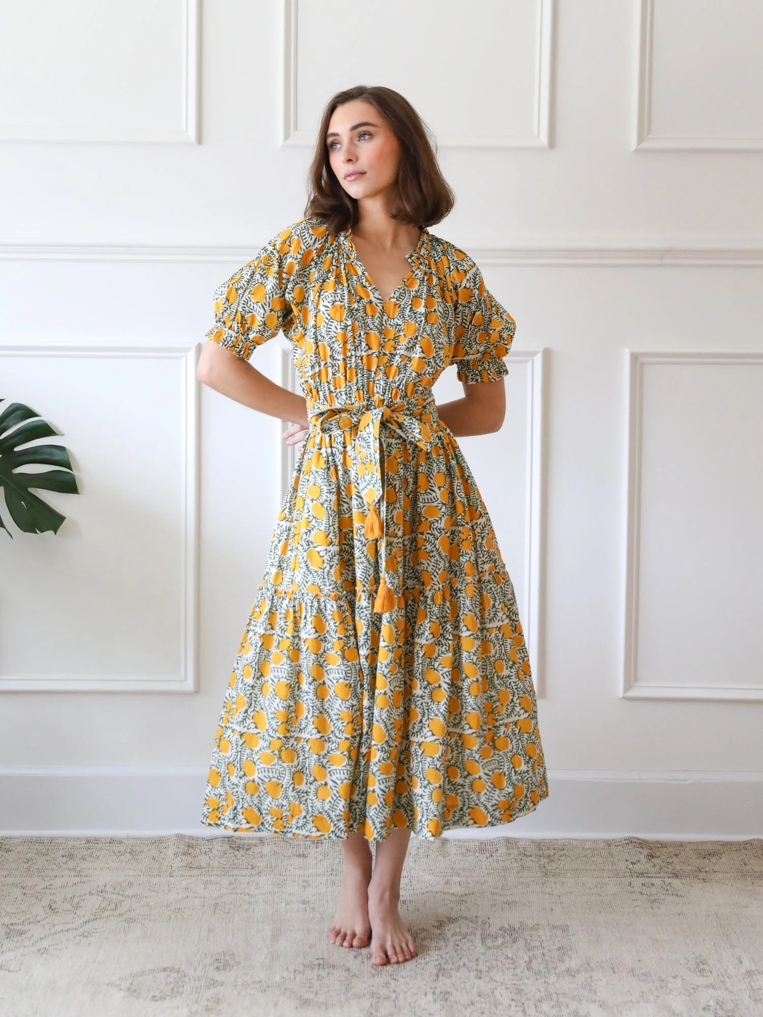 Shop Mille - Zoe Dress in Citrus | Mille