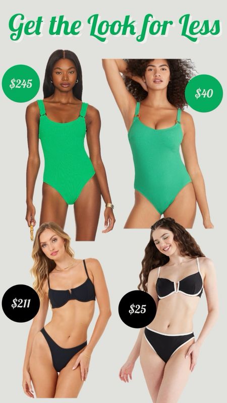 I found some swim dupes for trending swimwear this summer for you! Linking everything below as well as some other cute swimsuits! 
…………….
l*space dupe lspace bikini dupe lspace dupe l space dupe revolve dupe good American dupe hunza g dupe hunza dupe bikini under $100 bikini under $20 swimsuit under $100 swimsuit under $20 bikini under $25 walmart new arrivals walmart swimsuit walmart swimwear black bikini target swimsuit target swimwear one piece swimsuit modest swimsuit mom swimsuit beach look plus size one piece plus size swimsuit summer outfit resort wear summer trends trending swimsuits vacation look ribbed swimsuit ribbed bikini pixie bikini bottom full coverage swimsuit underwire bikini underwire swimsuit crinkle swimsuit swimsuit under $50 one piece swimsuit under $50 one piece under $50 

#LTKxWalmart #LTKTravel #LTKSwim