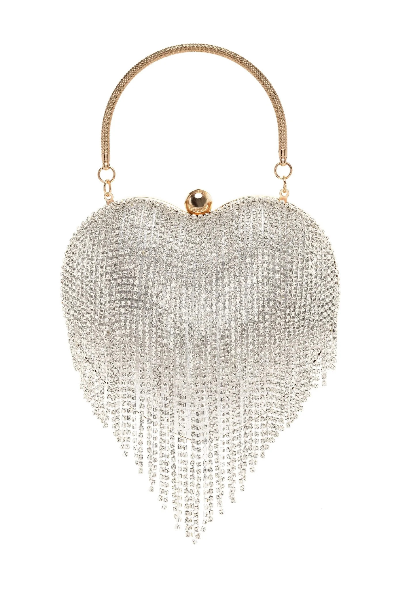 Diamante Heartless Clutch | YG Collection