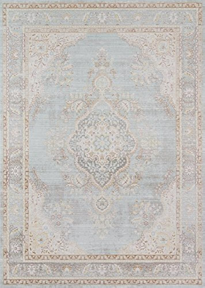 Amazon.com: Momeni Rugs Isabella Traditional Medallion Flat Weave Area Rug, 7'10" X 10'6", Blue :... | Amazon (US)