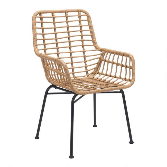 Everett All Weather Wicker Outdoor Armchair Set of 2 | World Market