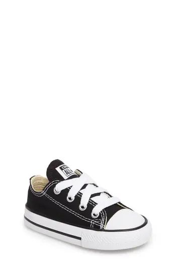 Infant Converse Chuck Taylor Low Top Sneaker, Size 2 M - Black | Nordstrom