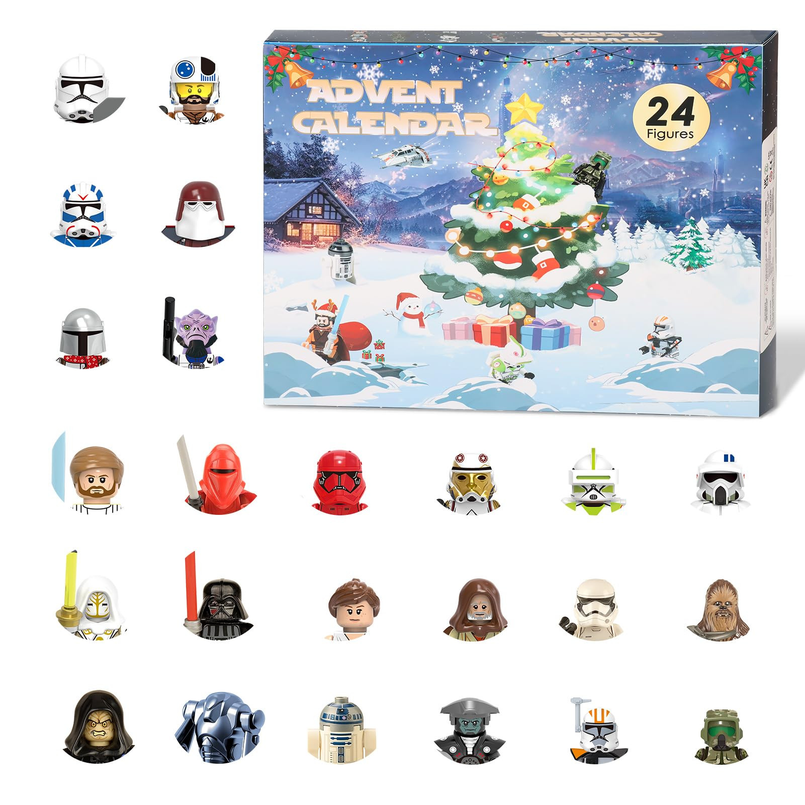 Christmas Advent Calendar 2025 Kids, 24 Days Toy Figures Building Blocks Surprise Countdown Calen... | Amazon (US)