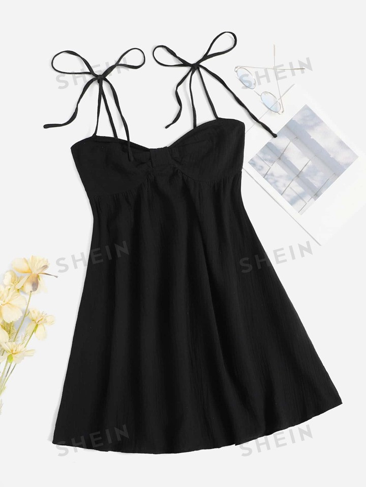 SHEIN WYWH Tied Shoulder Cami Dress | SHEIN
