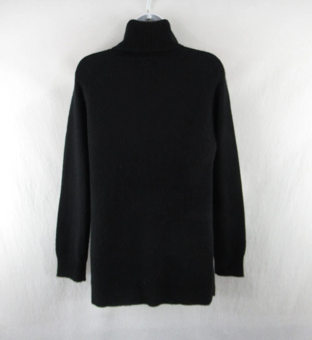 41 Hawthorn Women's 100% Cashmere Black Turtleneck Pullover Sweater M #K739 | eBay US