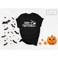 Drink Up Witches Shirt, Witch Halloween Women Party Drinking | Etsy (US)