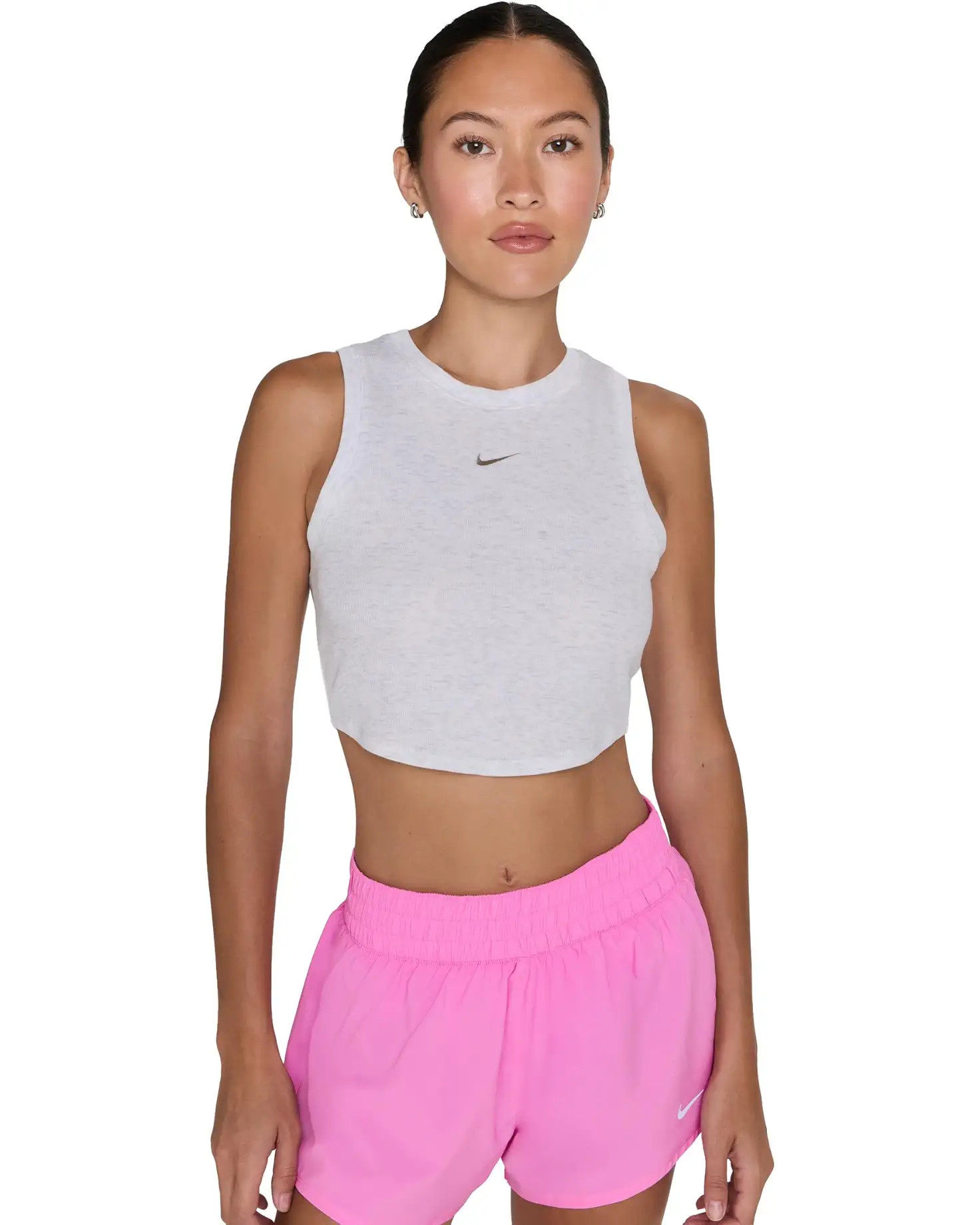 Sportswear Chill Knit Tight Cropped Mini-Rib Tank Top | Zappos