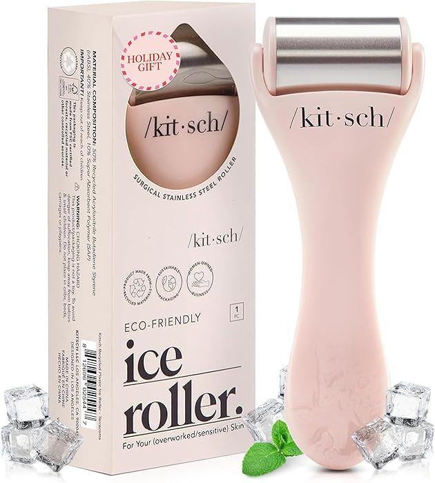 Kitsch Ice Roller for Face – Stainless Steel Face Ice Roller to Reduce Puffiness, Redness & Hea... | Amazon (US)