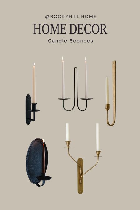 Home Decor Favorites, Candle Sconces, wall decor 

#LTKhome #LTKstyletip #LTKfindsunder50