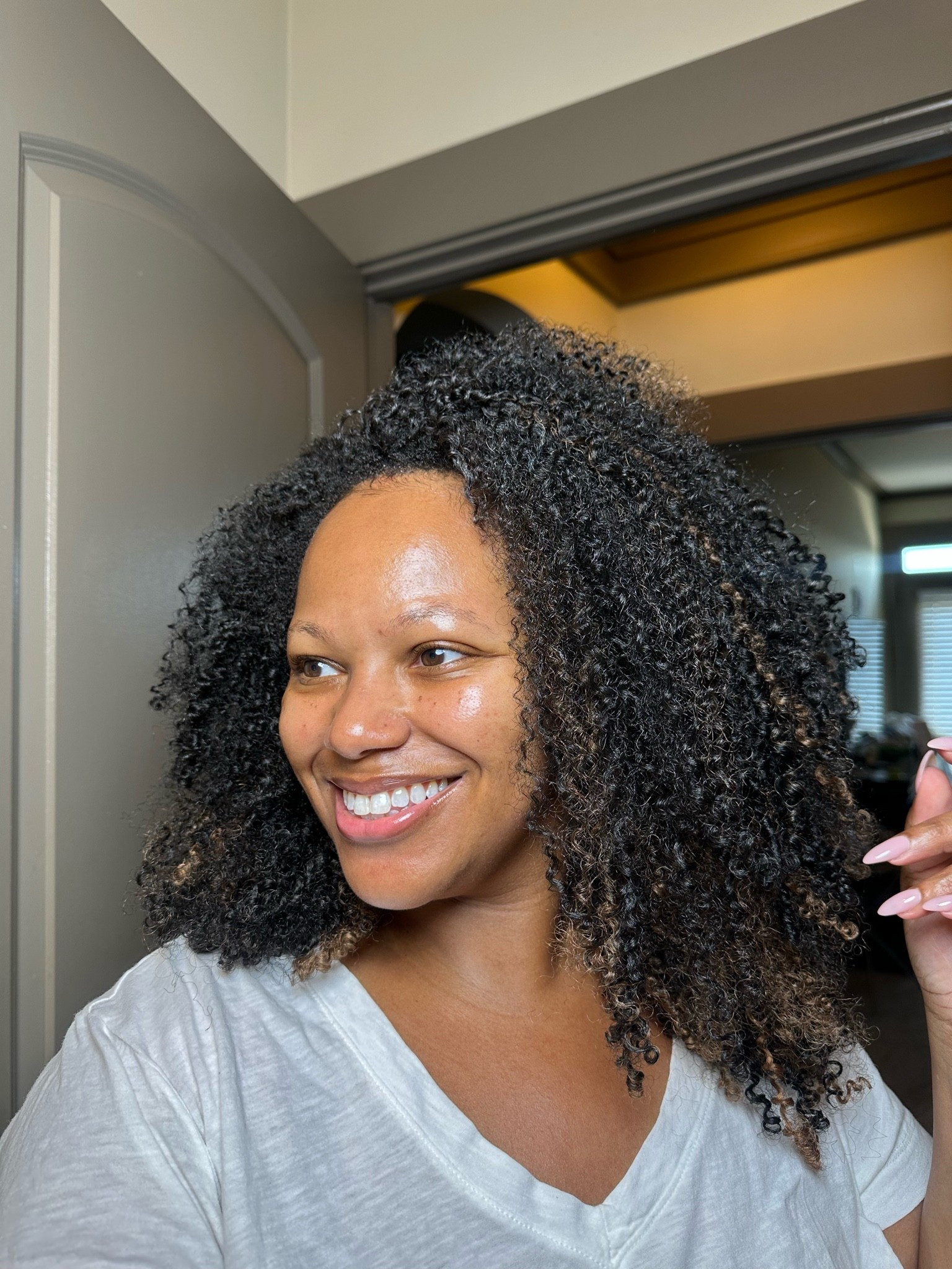 Can you believe this is a wig!! The best affordable kinky curly half wig for the summer.

#LTKBeauty #LTKSeasonal #LTKselfcare