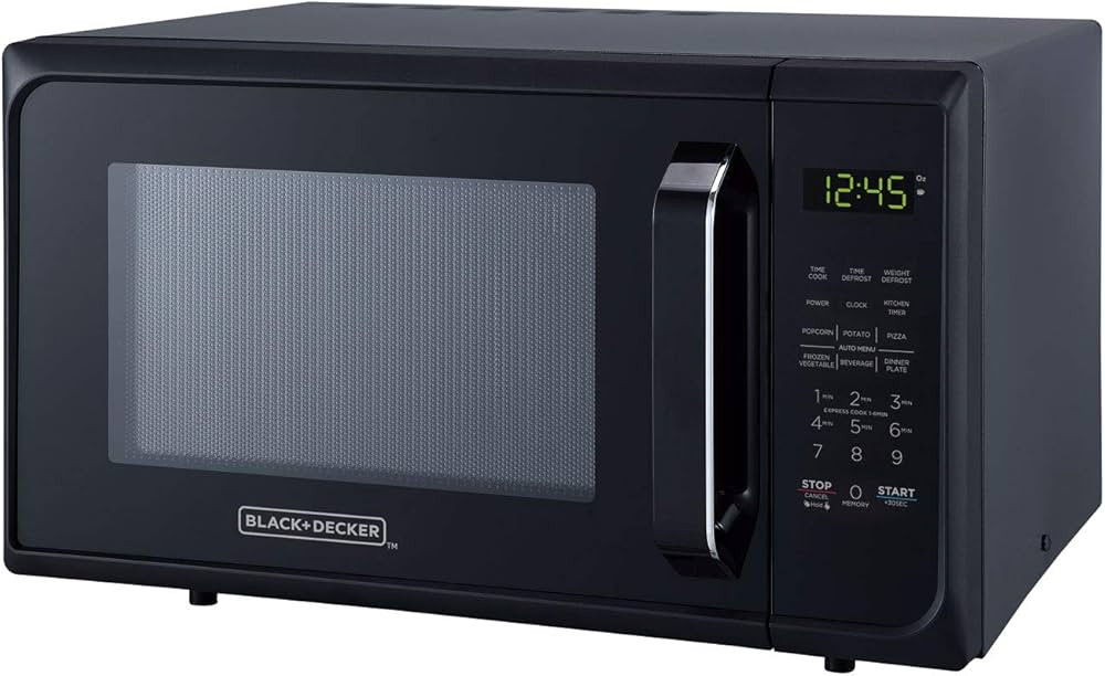 Black+Decker 0.9 Cubic Foot 900 Watt LED Display Countertop Microwave Oven with Turntable, Digita... | Amazon (US)