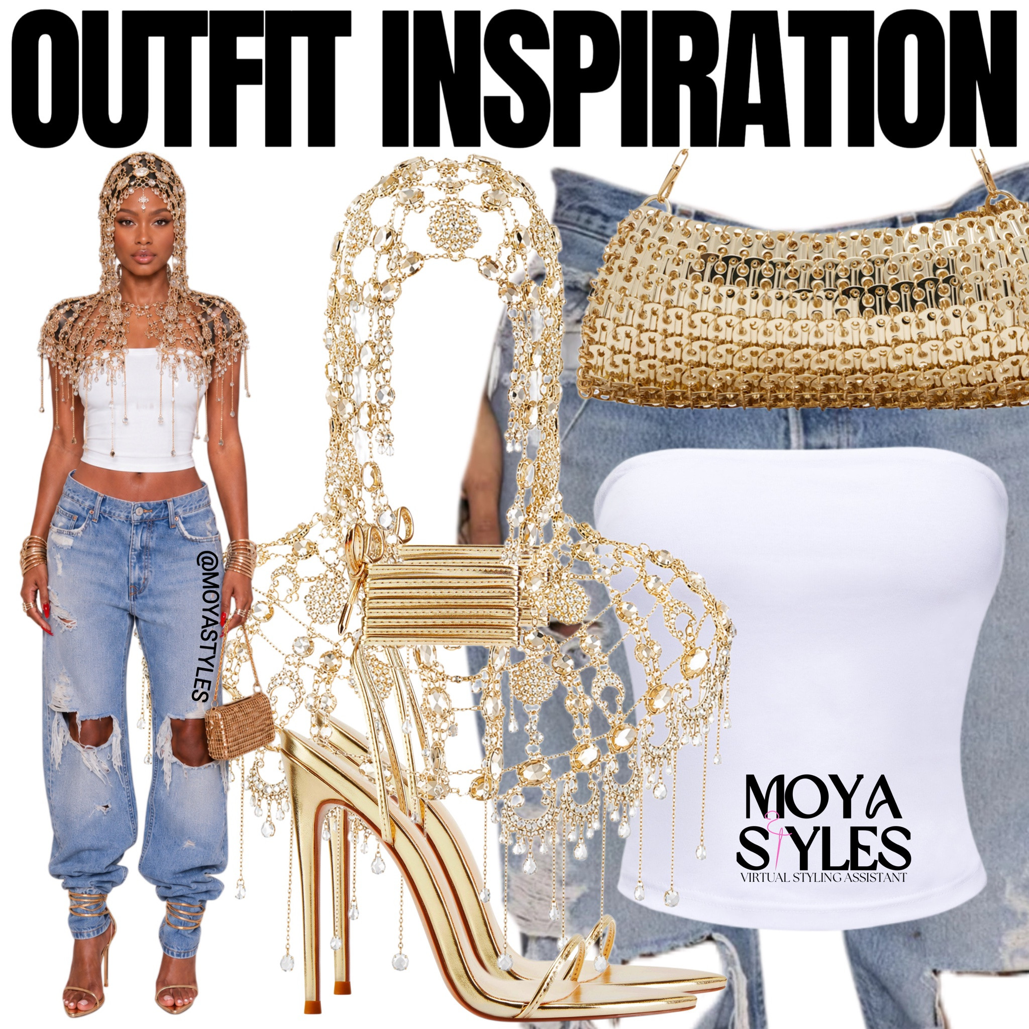 The Golden Edit by Moya Styles

The jeans are the Destroyed Jeans from Casey Jeàn

#LTKootd