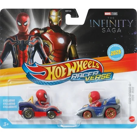Hot Wheels RacerVerse Die-Cast Cars, Set of 2 Toy Vehicles with Character Drivers Optimized for RacerVerse Track (Styles May Vary) | Walmart (US)