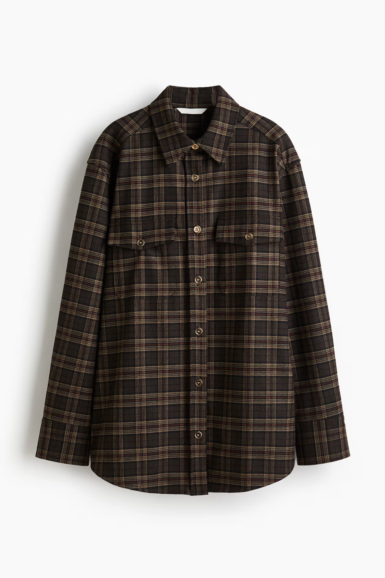 Camisa oversize de franela | H&M (FR, IT, ES, PT, BE)