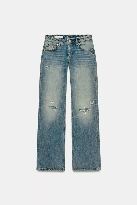 TRF LOW RISE WIDE LEG JEANS | Zara DE