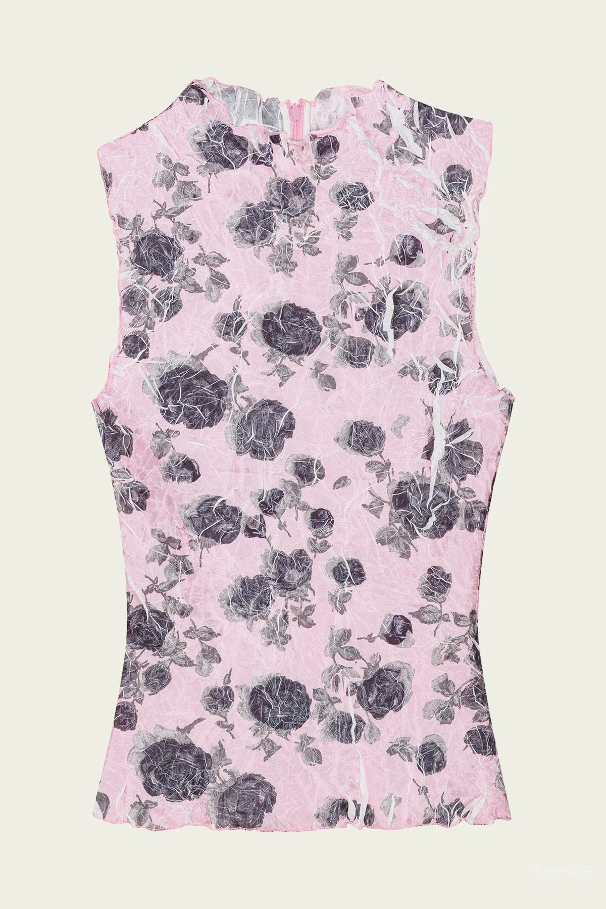 Shibori Pleat Top in Corsage - S/M | Shop Olivia