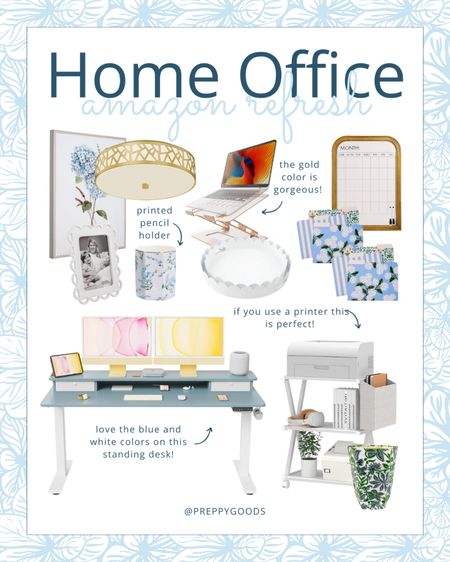 Looking for home office inspo? These are some of my favorite pieces from Amazon to give your office a refresh. From the standing desk to the pretty office decor, it’s some of the best! 

#LTKFindsUnder100 #LTKFamily #LTKHome