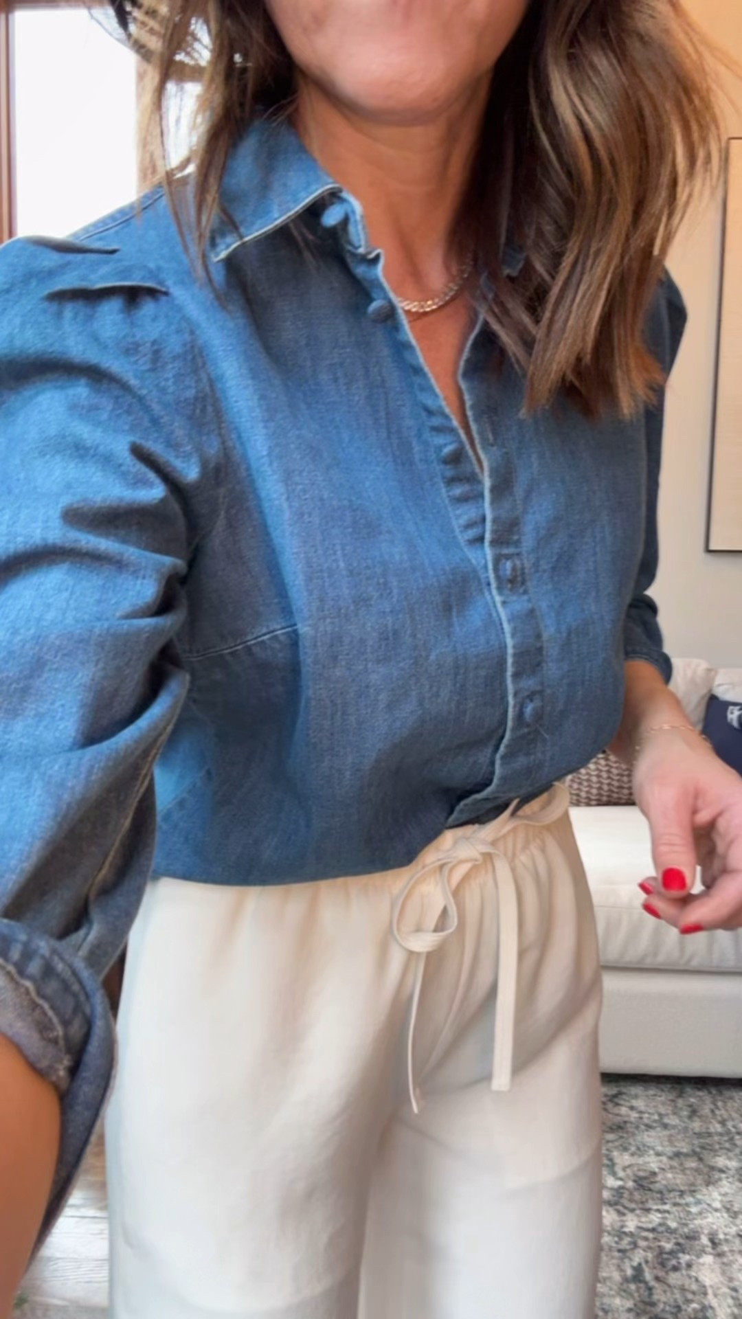 Love it dressed up with a trouser pant or flowy wide leg. 
XS top
Pants small in regular length 

#LTKPetite #LTKSeasonal