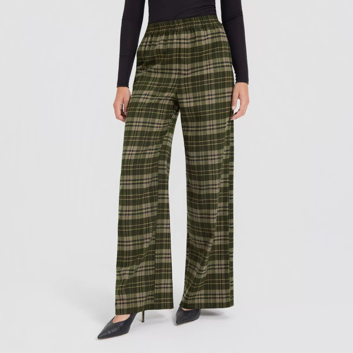 Women's Mid-Rise Wide Leg Suit Pants - A New Day™ | Target