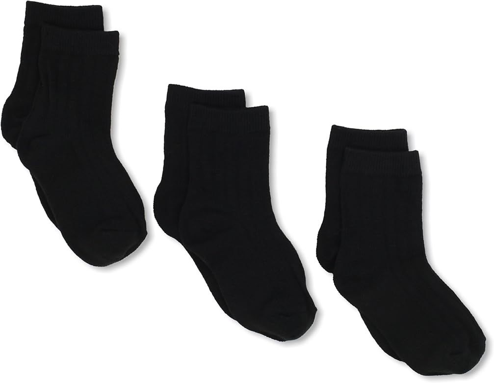 Jefferies Socks Baby Boys' Rib Crew Socks 3 Pair Pack | Amazon (US)