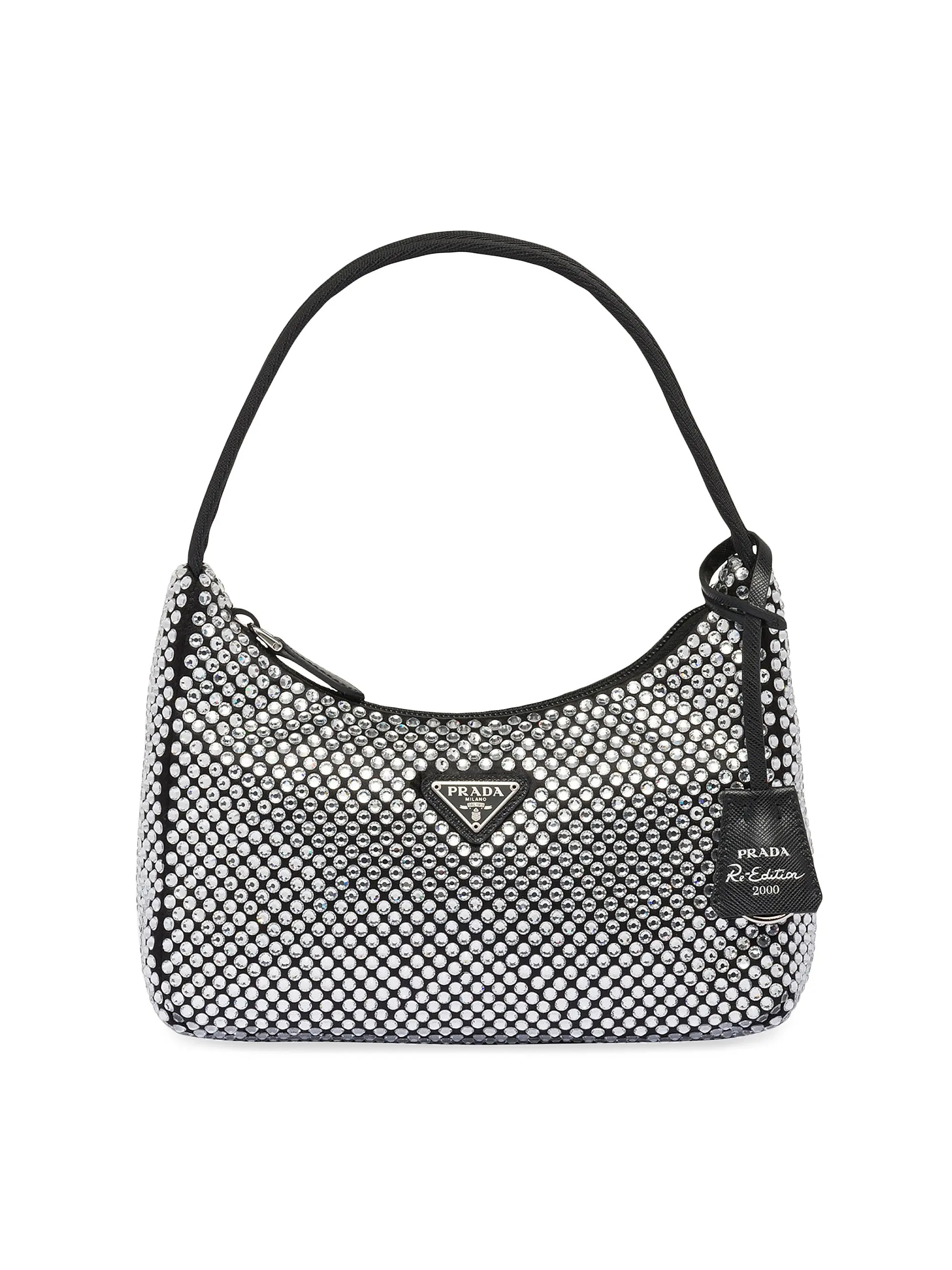 Satin Mini Bag with Crystals | Saks Fifth Avenue
