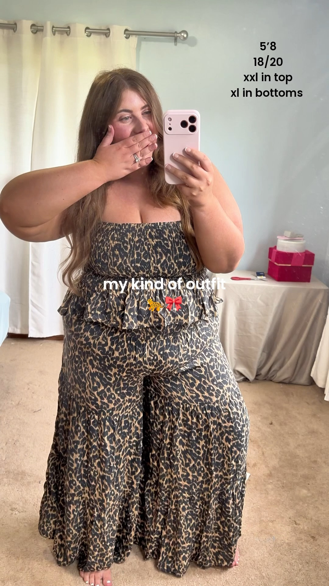 the perfect plus size summer outfit! The pants are so breezy and lightweight! They are stretchy too! Wearing an xxl in the top and an xl in the bottoms! I’m in love! Comes in so many patterns 🎀🐆

#LTKPlusSize #LTKootd #LTKSaleAlert