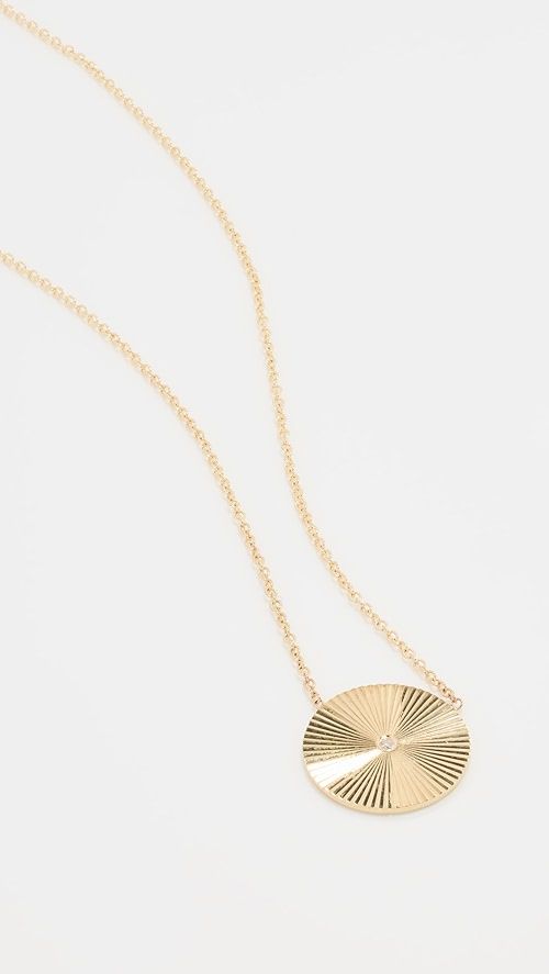 Mini 70s Disc Necklace | Shopbop