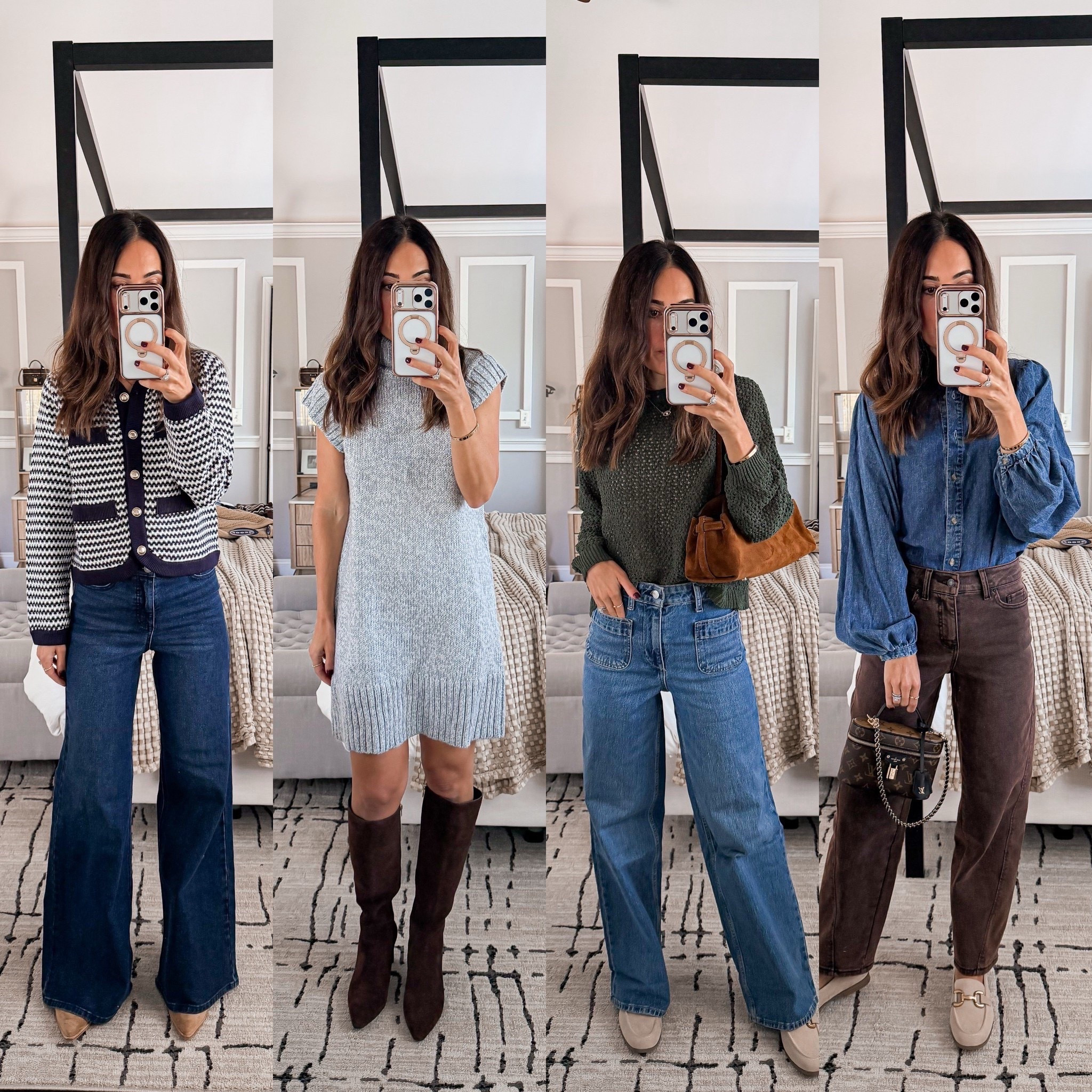So many good new @walmart finds right now 🍂 Every piece feels way more expensive than it is! I’m wearing a 0 in all jeans and XS in tops — all fit true to size.
If you’re looking for cozy knits, chic layers, and easy fall staples that don’t break the bank… these are it! 🤎 #walmartfashion 

Follow my LTK @mrscasual on the @shop.LTK app to view this post and get my exclusive app-only content!