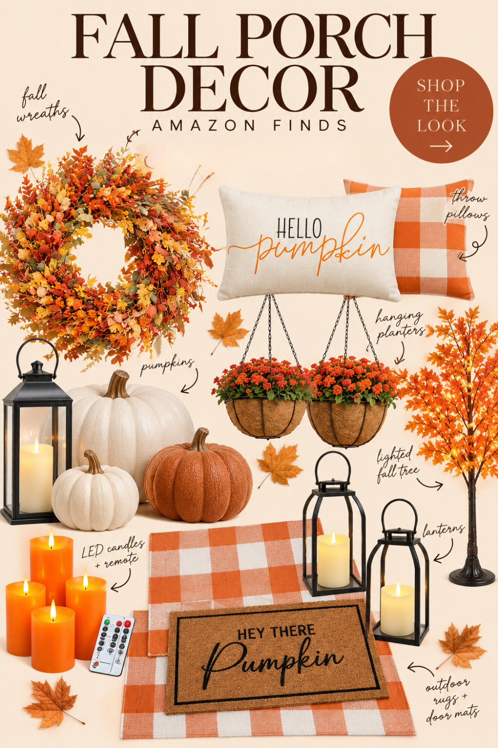 Your sign to give the front porch a little fall refresh 🍂✨

I rounded up some of my favorite fall porch decor + autumn home finds to create that warm, cozy, welcoming look without making decorating feel complicated.

Think: pumpkins + wreaths + lanterns + pretty doormats + all the seasonal little details 🤎

Everything is linked here so you can shop the fall porch look.

#FallDecor #FallPorchDecor #FallPorchIdeas #FallHomeDecor #AutumnDecor #FallDecorating #FallShopping #HomeDecorFinds 

 #LTKSeasonal #LTKHome