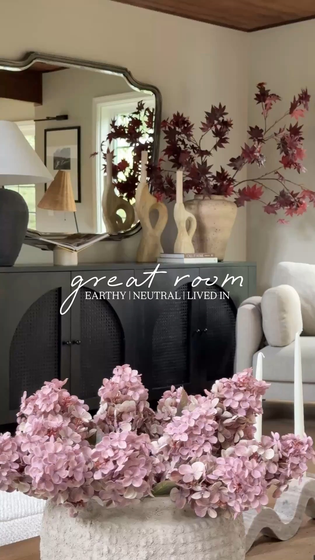 Earthy, neutral, lived in great room 🤍 so much of our space is ON SALE for Labor Day  or will be in the next few days 🤍

#LTKHome #LTKSaleAlert