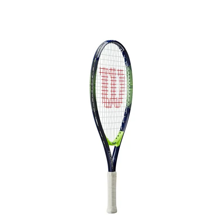Wilson Federer 23 inch Junior Tennis Racket (Ages 7-8), Navy/Green | Walmart (US)