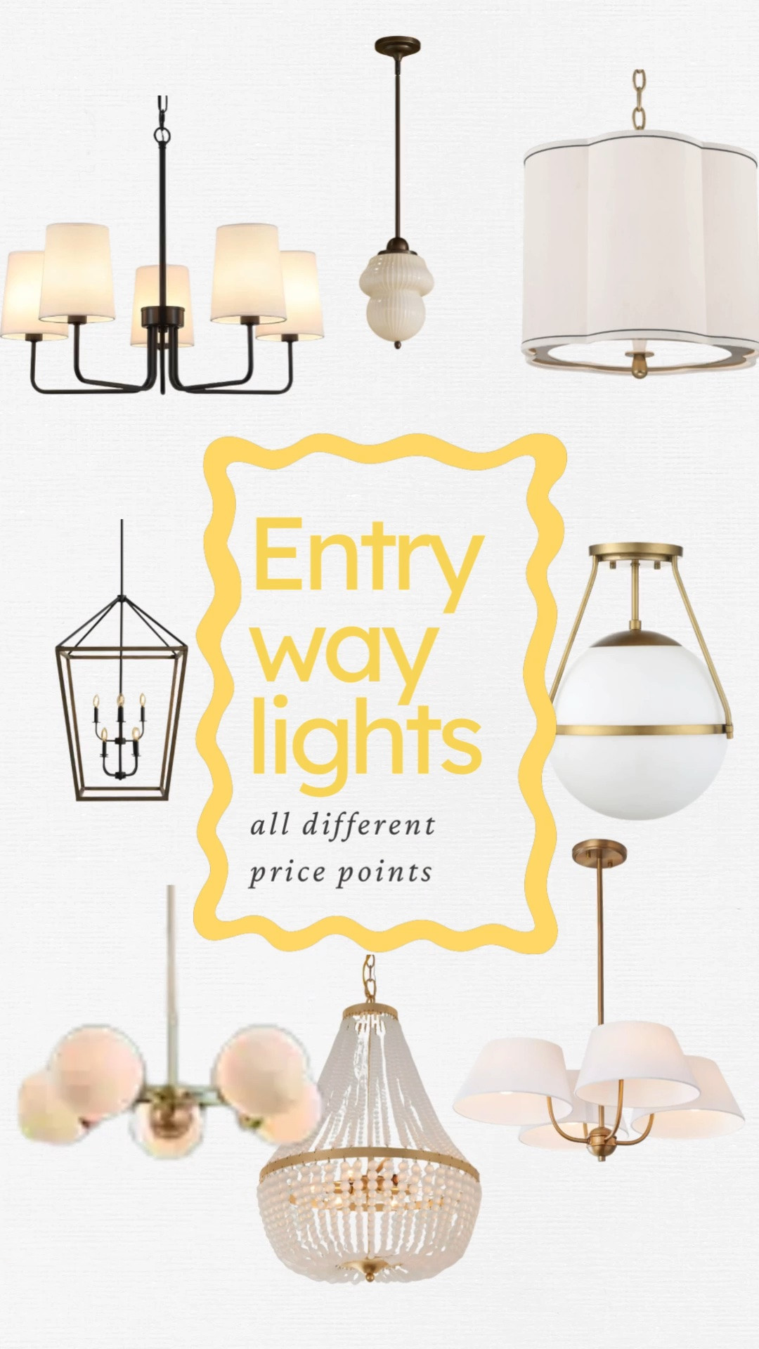 We updated our entry light fixture this morning so I thought I’d share a round-up of ours along with some other great lights for your entry 💡

#LTKHome