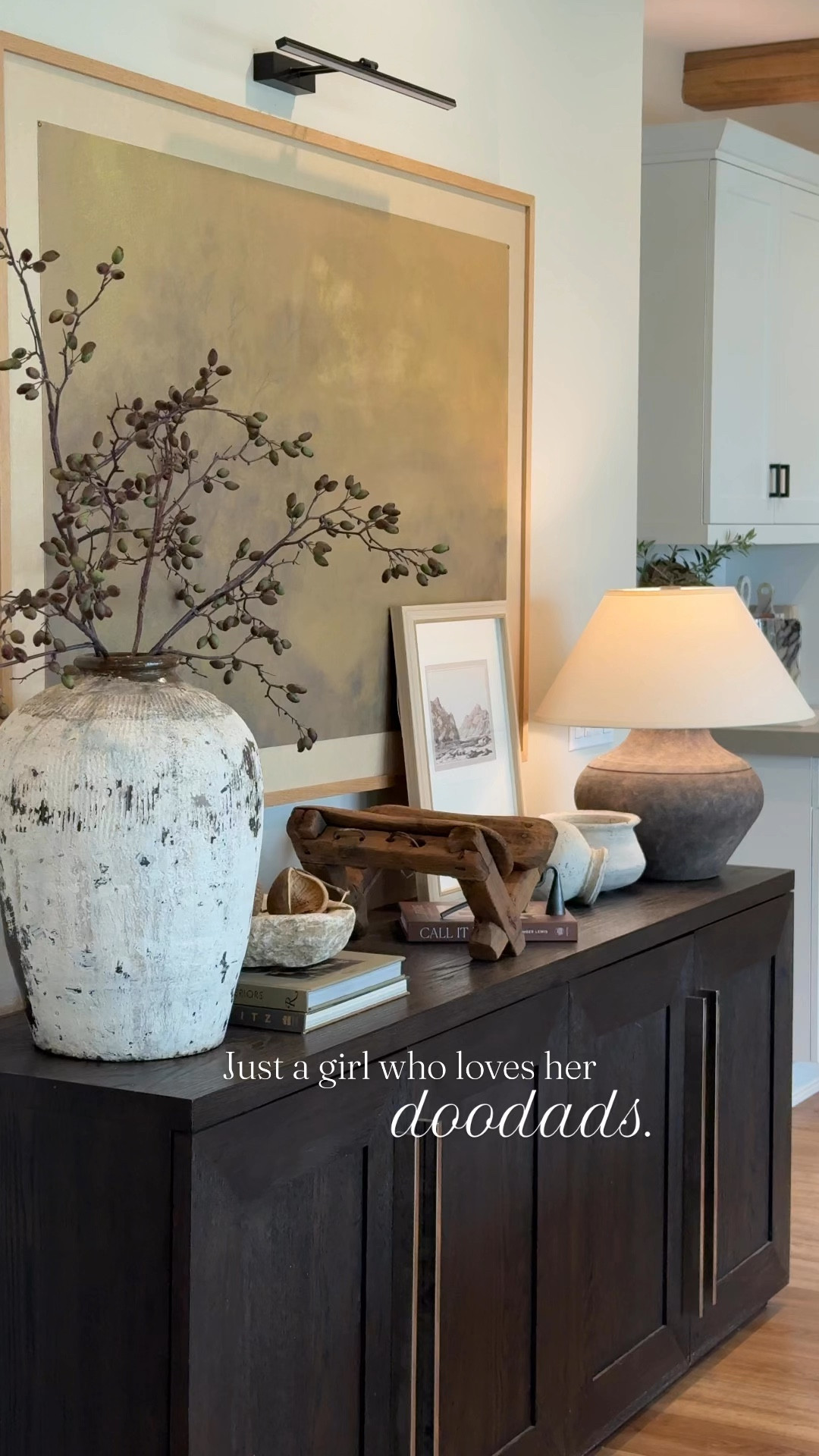 Added a couple of new doodads to my sideboard styling! 🤪 #home #homedecor #styling  

 #LTKActive #LTKU #LTKHome