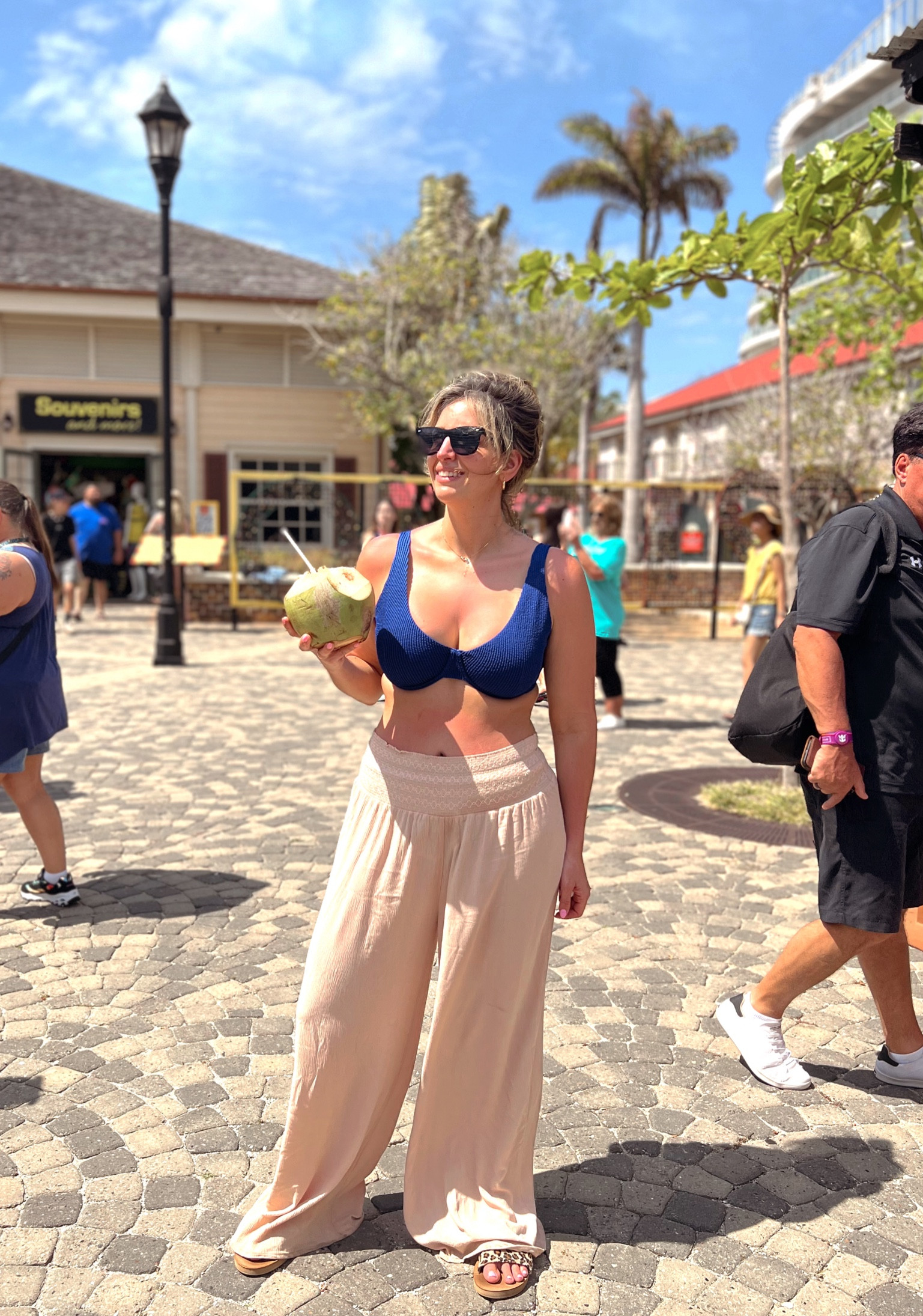 New favorite bathing suit and beach linen pants!! Perfect for vacation & resort wear 

#LTKtravel #LTKswim #LTKFind